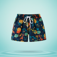 Thumbnail for Beach Shorts – Kevyt ja leikkisä – trooppiset lasten uimahousut