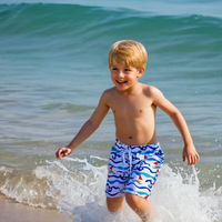 Thumbnail for Beach Shorts – Kevyt ja leikkisä – trooppiset lasten uimahousut