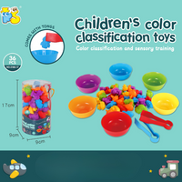 Thumbnail for Rainbow Teddy Bears Toys™ - Educatief & Creatief - Regenboog Telberen