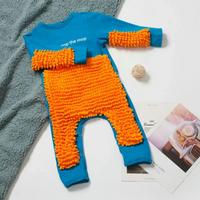 Thumbnail for TinyCleaner – Pehmeä ja käytännöllinen – vauvan haalari ryömimiseen ja leikkimiseen