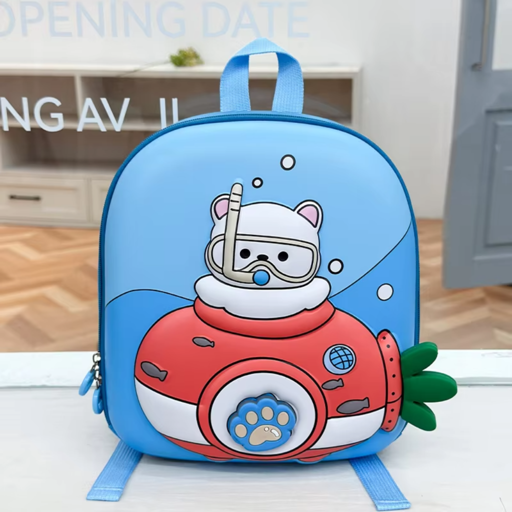 KiddoPack – Söpö ja käytännöllinen – lasten reppu, jossa on valaiseva jalka