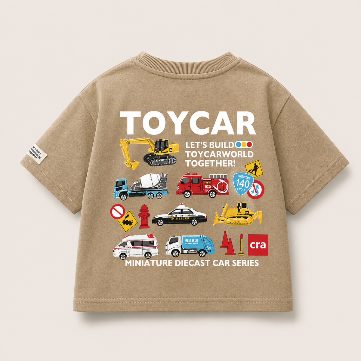 PlayCars – Arjen vaatteet & Pehmeät – Lastenvaatteet, joissa on autokuvio
