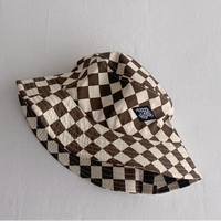 Thumbnail for Bucket Hat – Söpö ja suojaava – lasten ruudullinen hattu