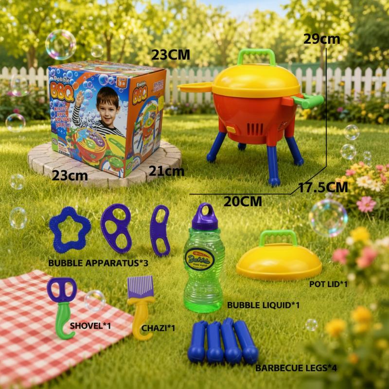 BBQ Bubble Maker – Leikkisä ja vuorovaikutteinen – Saippuakuplien puhaltelu BBQ