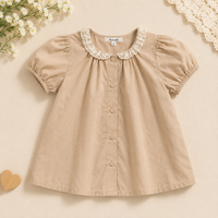Thumbnail for Girls Summer Fashion Top – Kevyt ja mukava – Vintage-tyylinen tyttöjen toppi