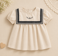 Thumbnail for Girls Summer Fashion Top – Kevyt ja mukava – Vintage-tyylinen tyttöjen toppi