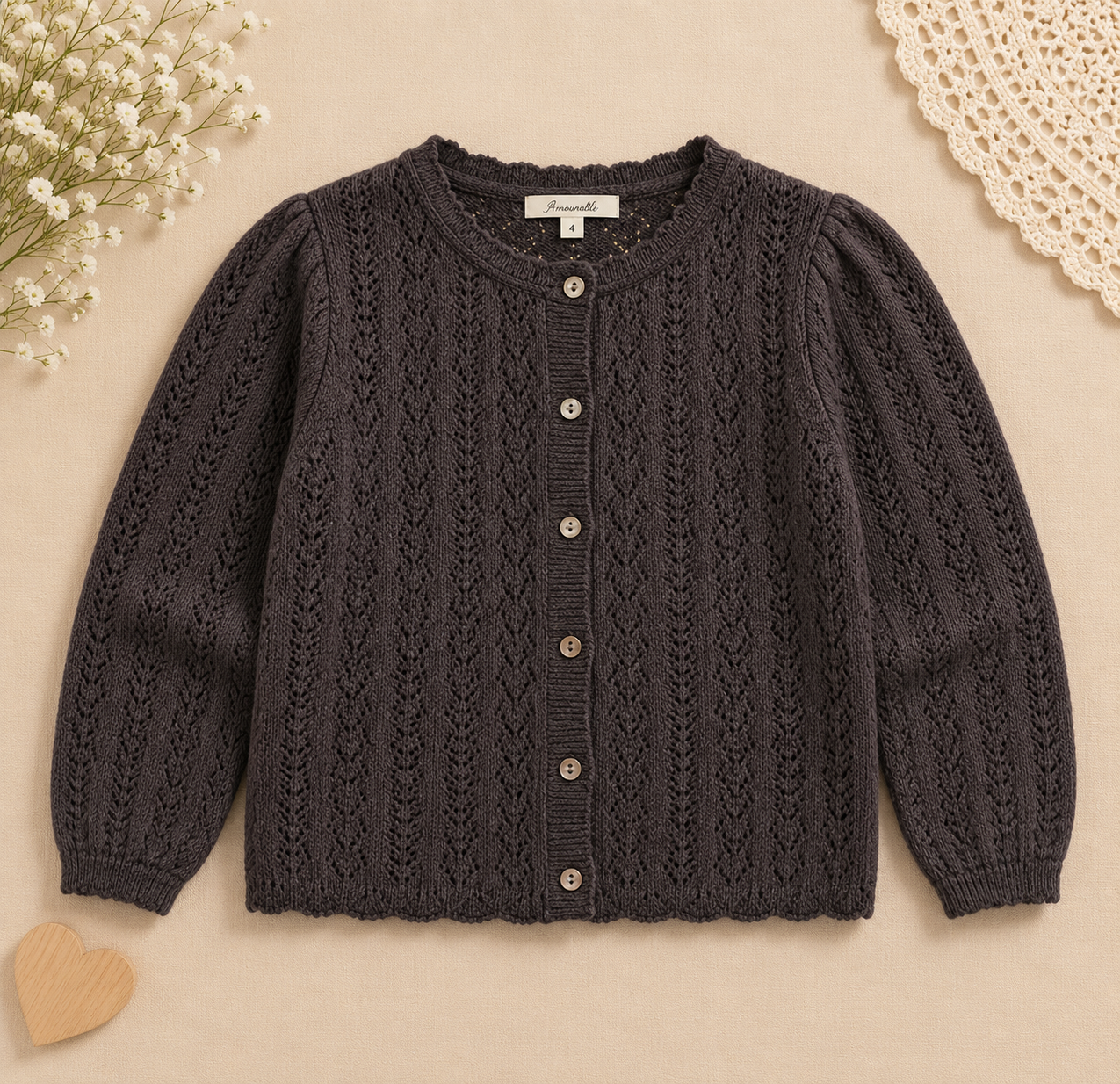 Girls Summer Fashion Top – Kevyt ja mukava – Vintage-tyylinen tyttöjen toppi