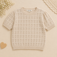 Thumbnail for Girls Summer Fashion Top – Kevyt ja mukava – Vintage-tyylinen tyttöjen toppi