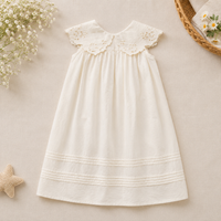 Thumbnail for Lace Stitching Dress – Elegantti ja mukava – Pitsi ja tikkaukset