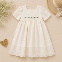 Thumbnail for Lace Stitching Dress – Elegantti ja mukava – Pitsi ja tikkaukset