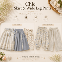 Thumbnail for Chic Skirt & Wide Leg Pants – Elegant & Comfort – Lasten vaatteet