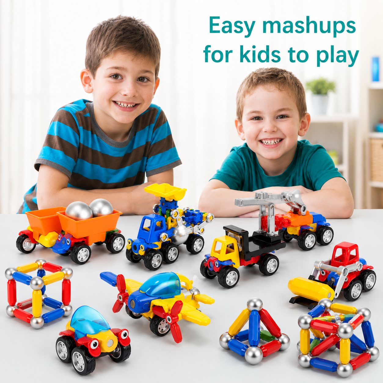 Magnetic Cars™ – Magneettinen rakentaminen - Magneettiset ajoneuvot lelusetti