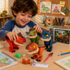 Dinosaur Stationery Toy – Luova ja opettavainen – 5-osainen työpöytäsetti