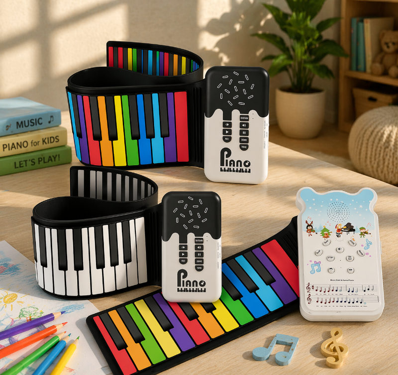 Roll-up Piano Keyboard – Luova ja opettavainen – taitettava piano