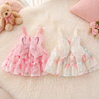Thumbnail for Girls Butterfly Dress – Söpö ja ilmava – Lasten mekko