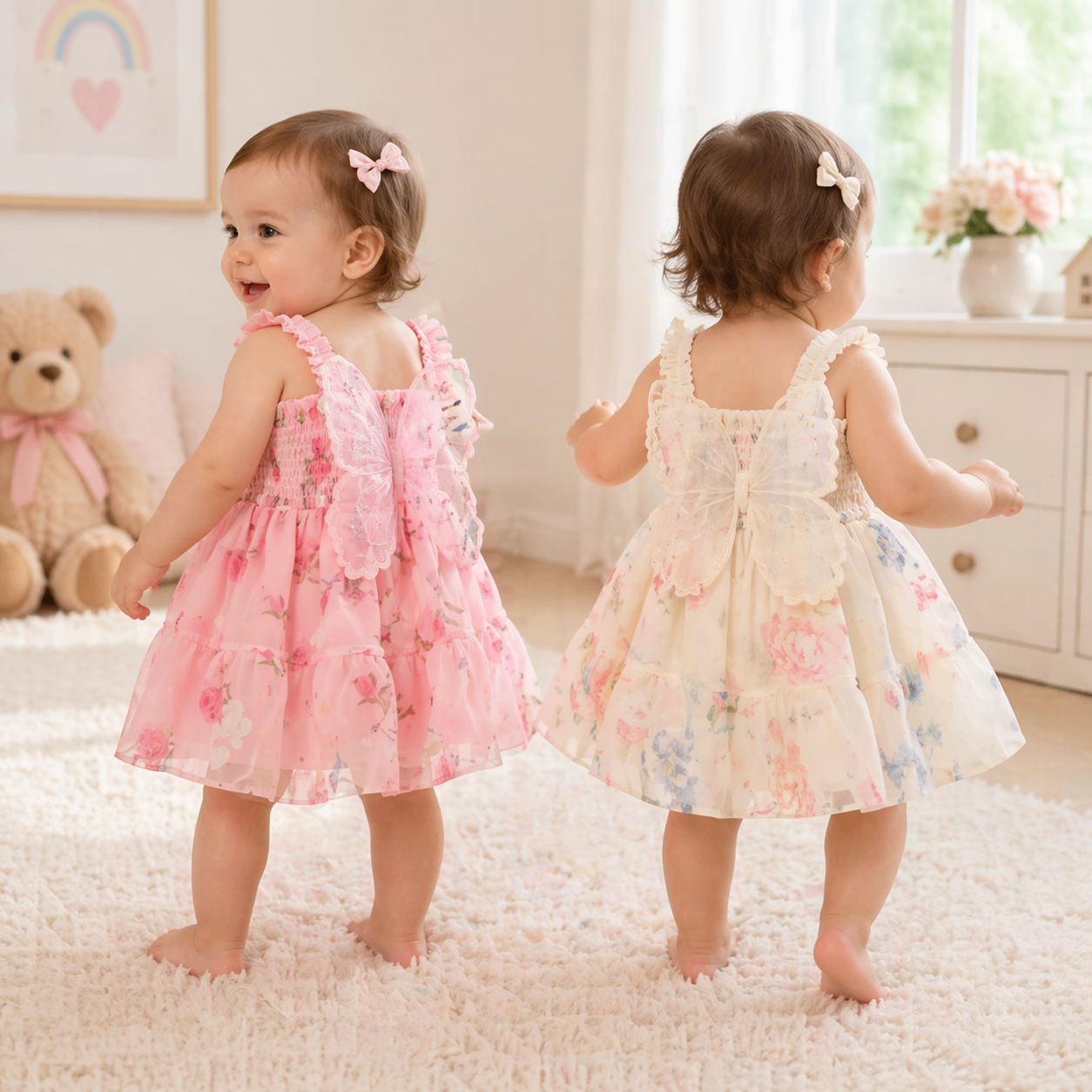 Girls Butterfly Dress – Söpö ja ilmava – Lasten mekko