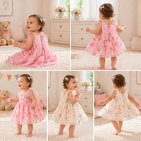 Thumbnail for Girls Butterfly Dress – Söpö ja ilmava – Lasten mekko