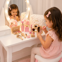Thumbnail for Wooden Makeup Play Set – Luovuus ja roolileikit – Puinen meikkisetti