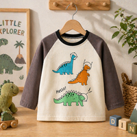 Thumbnail for Kids Dinosaur Sweatshirt – Mukavuus ja tyyli – Dino-lasten villapaita