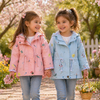 Girls Windbreaker Jacket – Kevyt ja tyylikäs – Lasten takki
