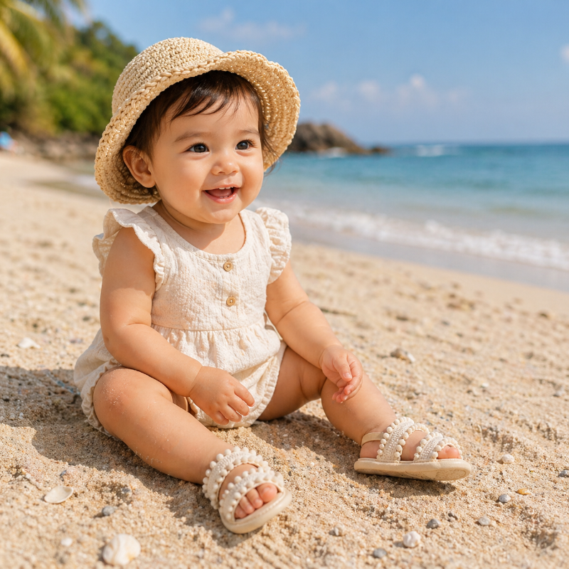 Baby Girls Sandals – Pehmeät ja mukavat – Kesäsandaalit