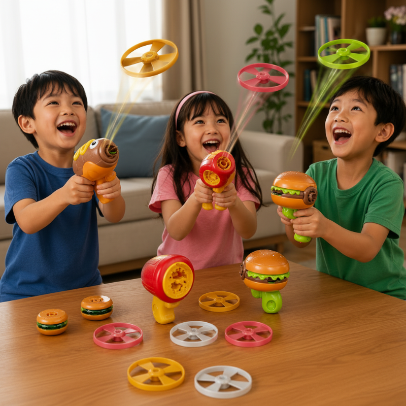 Flying Disk Toy – Luova & liikkuva – Gyro Gun