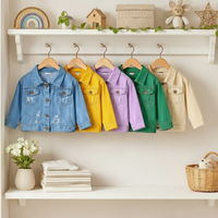 Thumbnail for Candy Color -farkkutakki – Kevyt farkkutakki lapsille