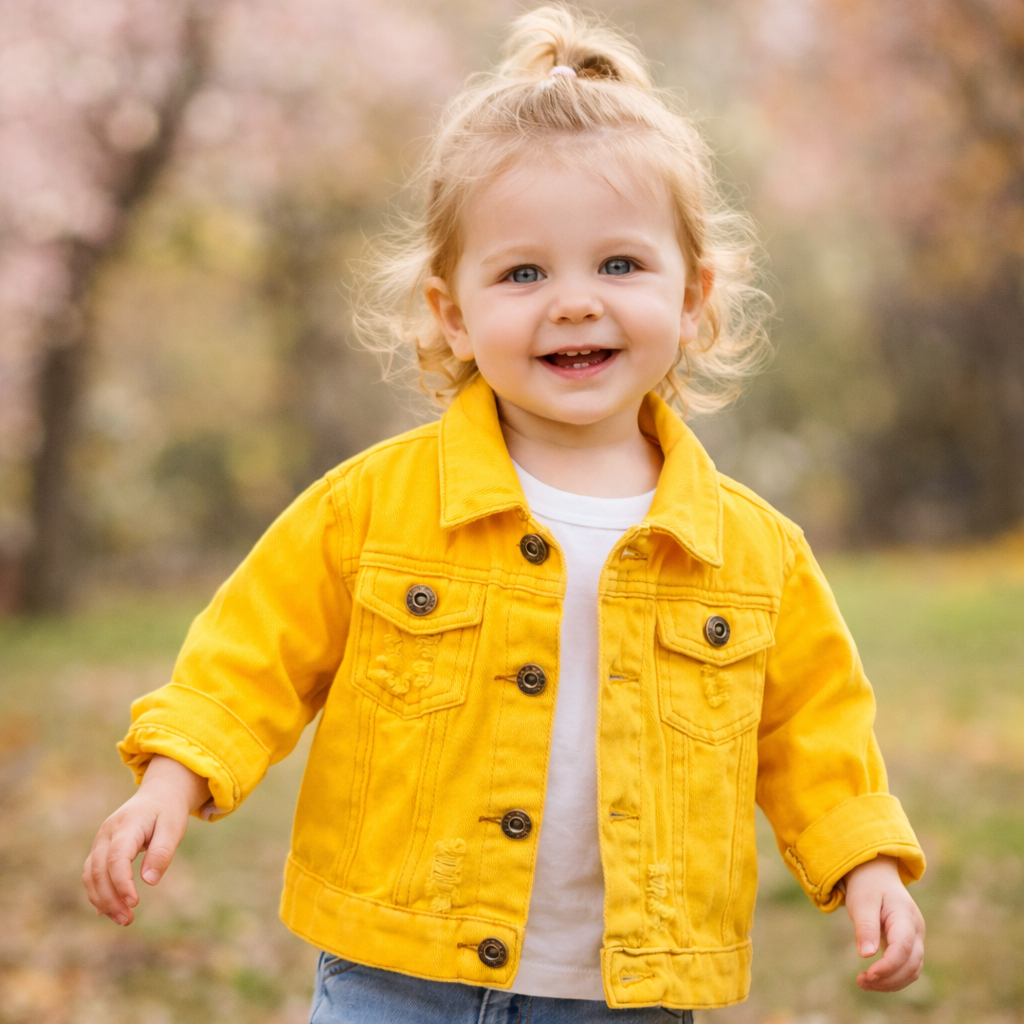 Candy Color -farkkutakki – Kevyt farkkutakki lapsille