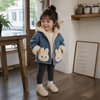 Girls Bunny Denim Coat – Warm & Comfort – Lasten takki