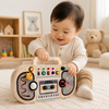 Wooden Busy Board – Motoriset taidot ja vuorovaikutus – Musiikkitaulun aktiviteetit