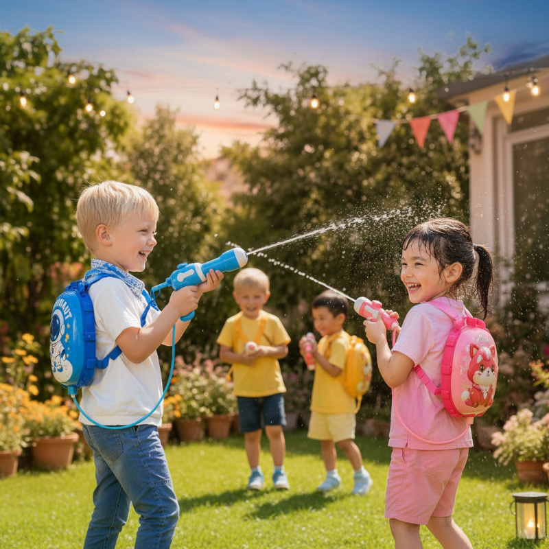 Kids Water Blaster – Leikkisä ja käytännöllinen – reppu, jossa on vesipistooli