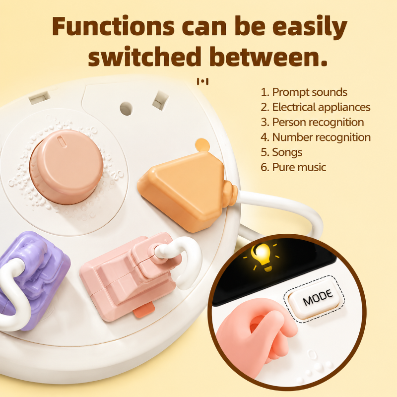Light Up Busy Board – Motoriset taidot ja kehitys – Aktiviteettitaulu