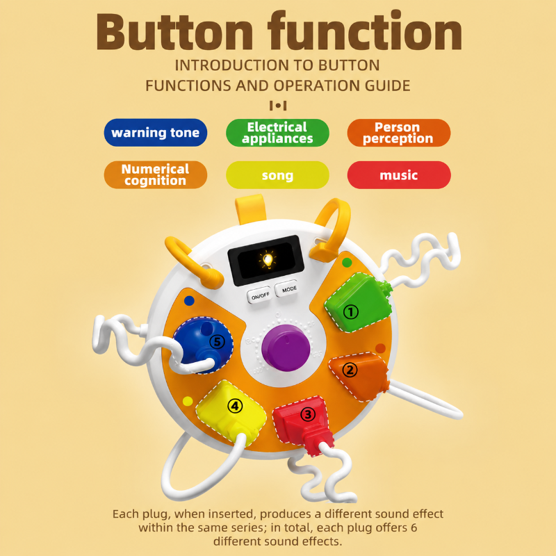 Light Up Busy Board – Motoriset taidot ja kehitys – Aktiviteettitaulu