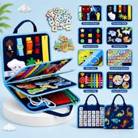 Thumbnail for 7-in-1 Busy Board – Motoriset taidot ja oppiminen – Aktiviteettitaulu