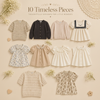 Girls Summer Fashion Top – Kevyt ja mukava – Vintage-tyylinen tyttöjen toppi