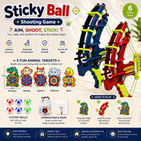Thumbnail for Sticky Ball Shooting Game – Aktiivinen ja vuorovaikutteinen – Darts-peli