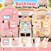 Backseat Baby Storage Bag – Kätevä ja tilava – auton säilytyslaukku