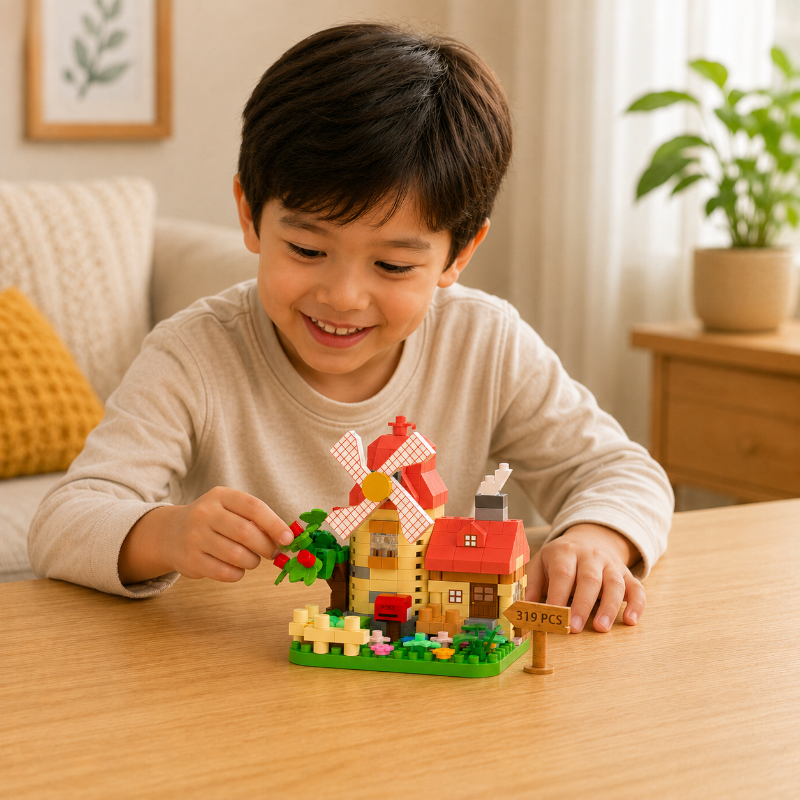 DIY Windmill Building Blocks – Luova ja haastava – Rakennuspalikkasarja