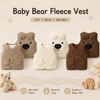 Baby Bear Fleece Vest – Lämmin ja pehmeä – Lasten karhuliivi