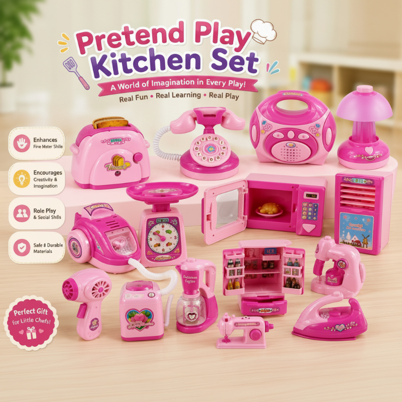 Pretend Play Kitchen Set – Luovuus ja roolileikit – Keittiöleikkikalut