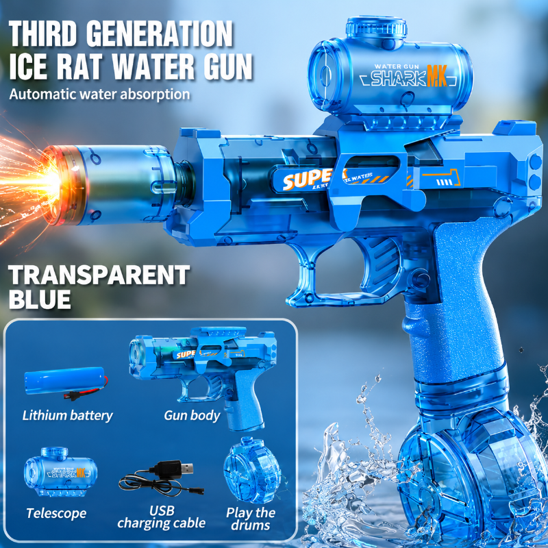 Automatic Water Blaster – Aktiivinen ja vuorovaikutteinen – Vesipistooli