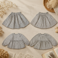 Thumbnail for Cherry Shirt & Skirt – Söpö ja ilmava – lasten vaatesetti