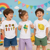 Boys & Girls Summer Tee – Mukava ja leikkisä – Hauska kuosinen lasten T-paita
