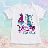 Thumbnail for Birthday Graphic Tee – Söpö ja kevyt – Lasten syntymäpäivä-T-paita