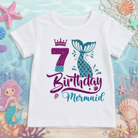 Thumbnail for Birthday Graphic Tee – Söpö ja kevyt – Lasten syntymäpäivä-T-paita