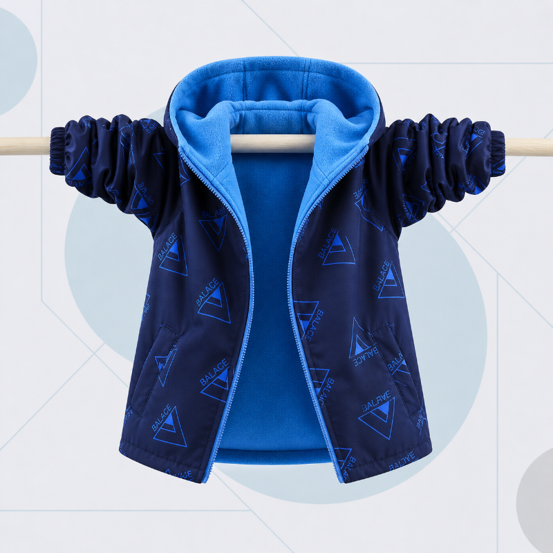 Reversible Kids Jacket – Veden- ja tuulenpitävä – kevyt takki