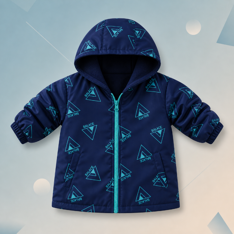 Reversible Kids Jacket – Veden- ja tuulenpitävä – kevyt takki