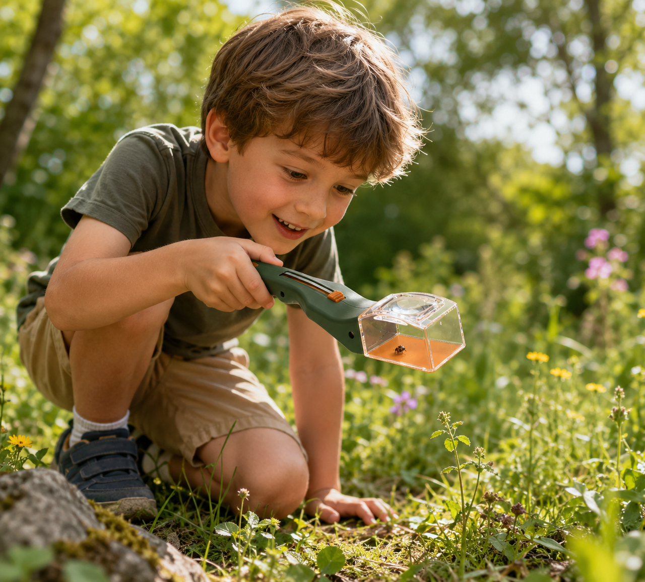 Bug Catcher with Magnifier – Löydä ja opi – Hyönteisten pyydystin