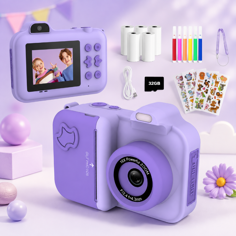 Instant Print Camera – Luova ja interaktiivinen – Instant-lastenkamera