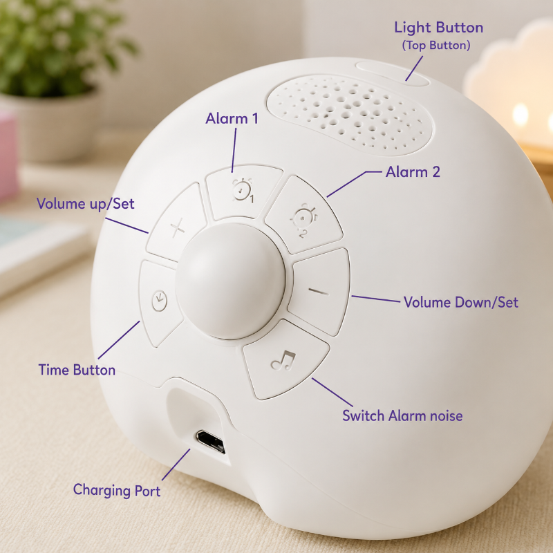 Cute Expression Alarm Clock – Söpö ja käytännöllinen – lasten herätyskello